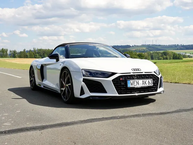 Audi R8 Spyder V10 in Weiß mieten, 570 PS Supersportwagen aus Weiden